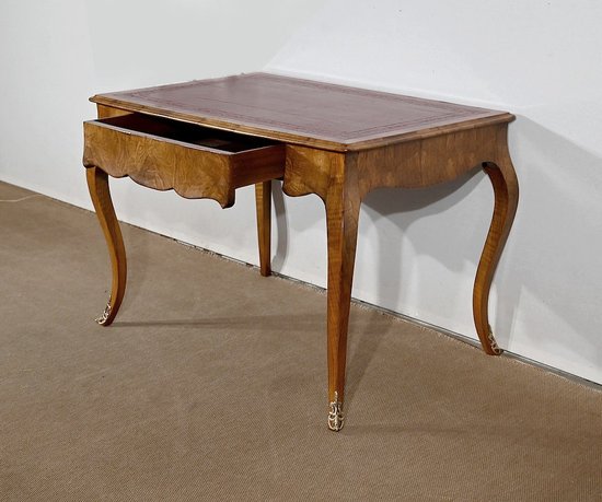 Table Bureau en Noyer, style Louis XV – Milieu XIXe