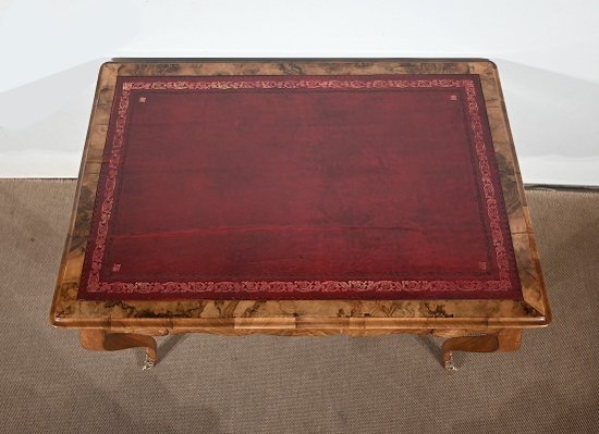 Table Bureau en Noyer, style Louis XV – Milieu XIXe