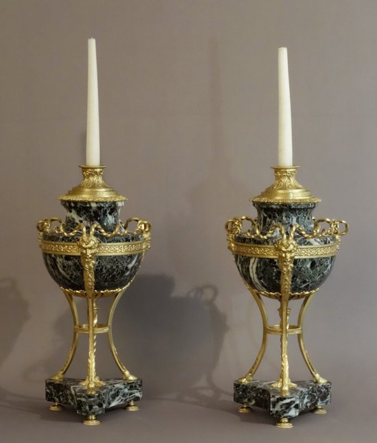  Pair Of Reversible Cassolettes Louis XVI XIXth century