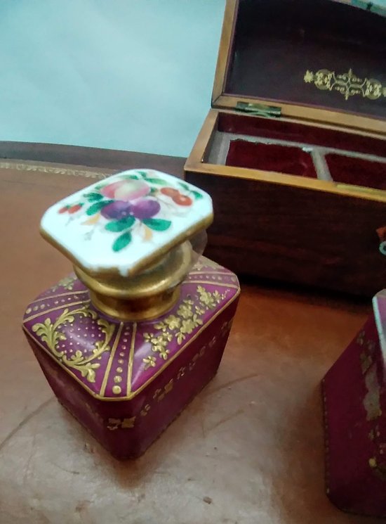 Boîte  thé, tea caddy.