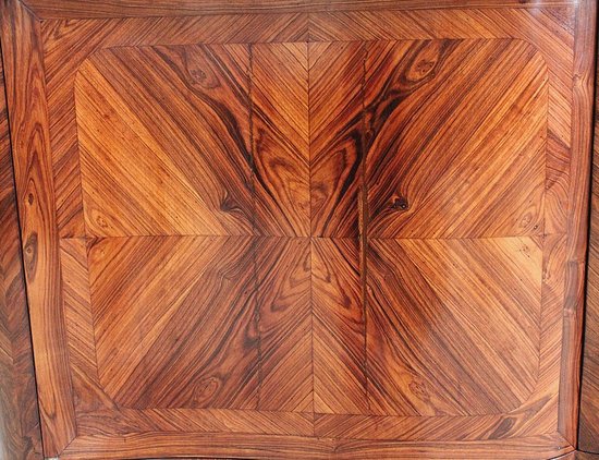 Sideboard in Violet wood, Louis XV style - End of XIXth century