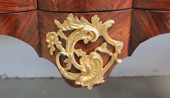 Sideboard in Violet wood, Louis XV style - End of XIXth century