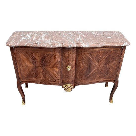 Sideboard in Violet wood, Louis XV style - End of XIXth century