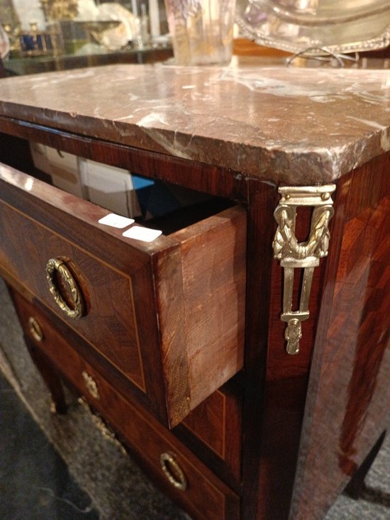 Commode d'Entre- Deux - Bois De Rose- Transition - Fin XIX E S