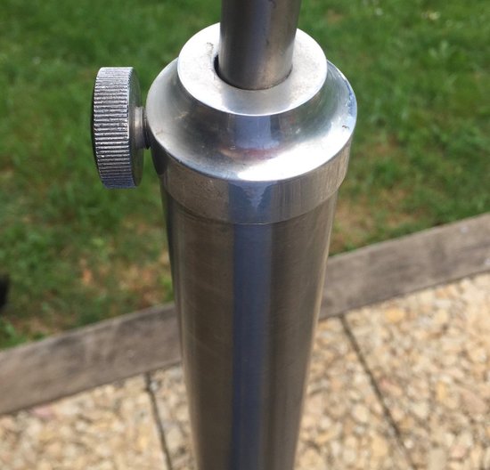 Arc Stainless Steel Floor Lamp Italy Circa 70
