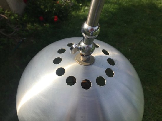 Arc Stainless Steel Floor Lamp Italy Circa 70