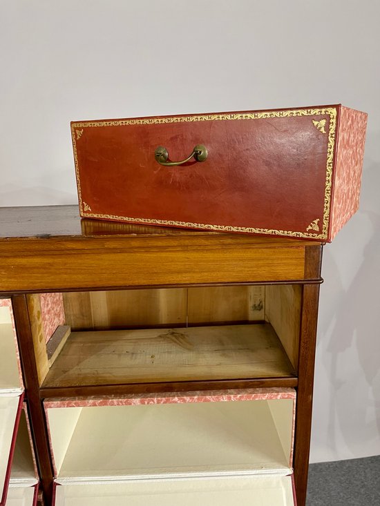 Mahogany empire notary box