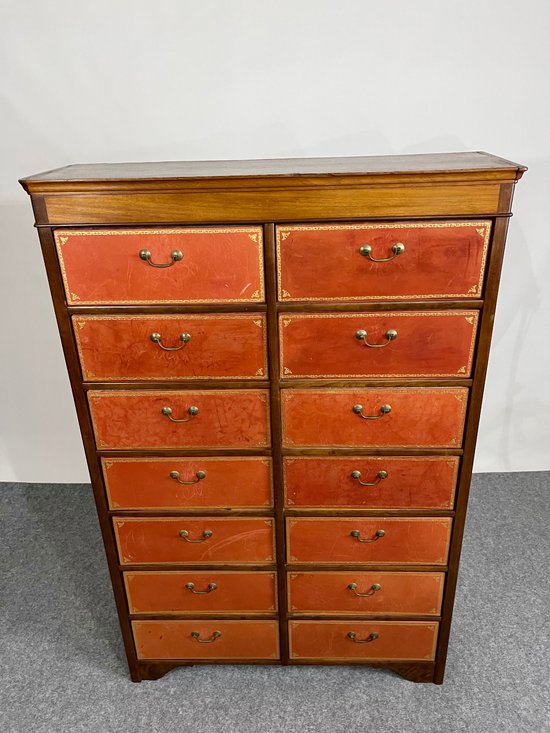 Mahogany empire notary box