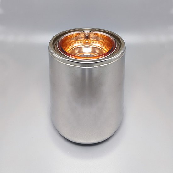 1960 Beautiful ice bucket by Aldo Tura for Macabo. Made in Italy