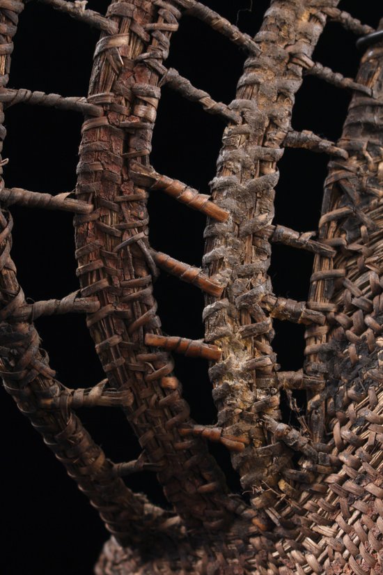 Yamswurzelmaske, Stammeskunst, Ozeanische Kunst, Korbflechten, Papua-Neuguinea, Korbflechten