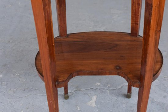 Table De Chevet Rognon Louis XVI Estampillée J.b Vassous (1739-1807)