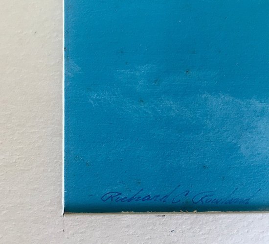 Projet d'Avion Gouache Signée