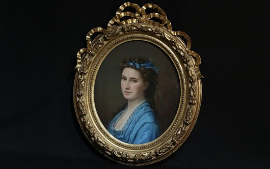 Pastel Portrait of Louise-Marie-Anaïs de Beck