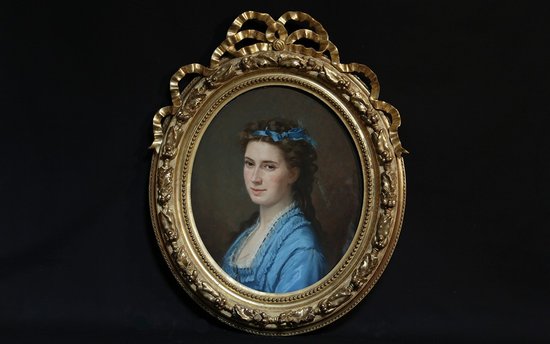 Pastel Portrait of Louise-Marie-Anaïs de Beck
