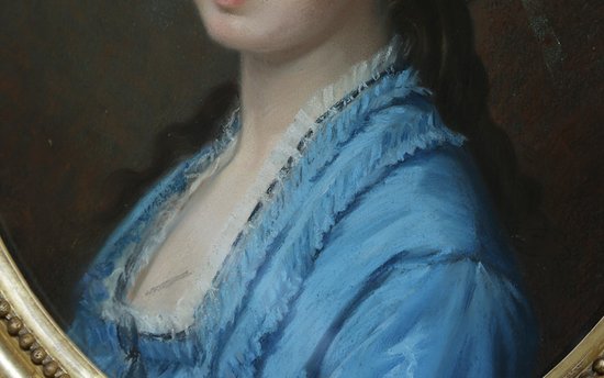 Pastel Portrait of Louise-Marie-Anaïs de Beck