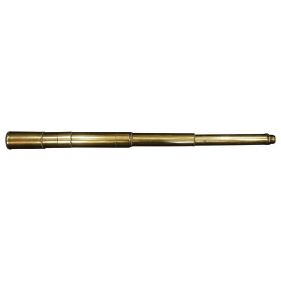 Marine spyglass, 19th century brass