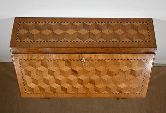 Bureau de Pente en Chêne, style Directoire – 2ème partie XIXe