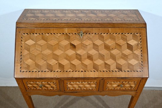 Bureau de Pente en Chêne, style Directoire – 2ème partie XIXe