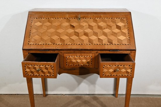Bureau de Pente en Chêne, style Directoire – 2ème partie XIXe
