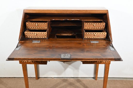 Bureau de Pente en Chêne, style Directoire – 2ème partie XIXe