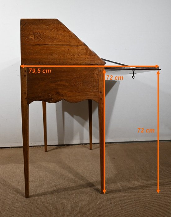 Bureau de Pente en Chêne, style Directoire – 2ème partie XIXe