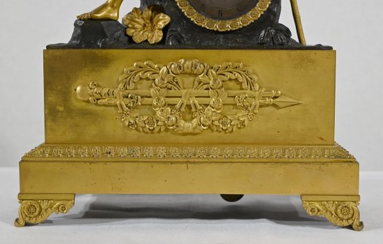 Orologio in bronzo dorato, periodo Carlo X - Inizio XIX secolo