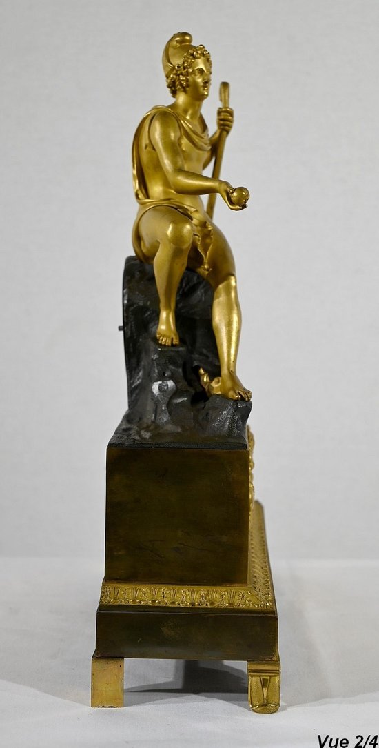 Orologio in bronzo dorato, periodo Carlo X - Inizio XIX secolo