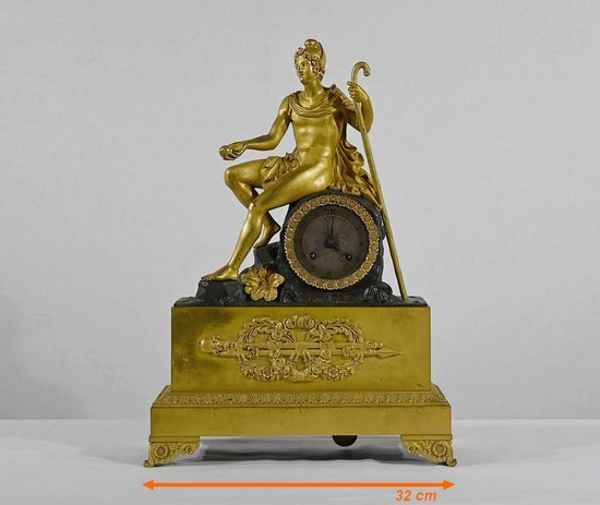 Orologio in bronzo dorato, periodo Carlo X - Inizio XIX secolo