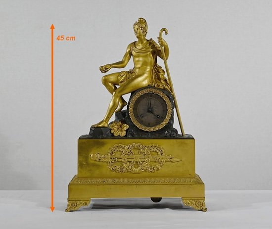 Orologio in bronzo dorato, periodo Carlo X - Inizio XIX secolo