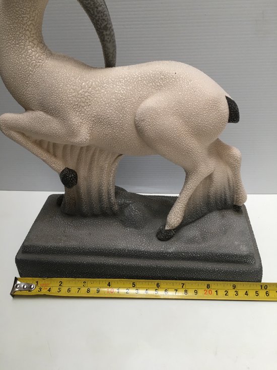 Ceramic Art Deco Antelope Subject