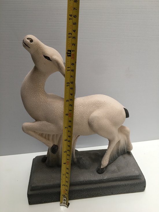 Ceramic Art Deco Antelope Subject