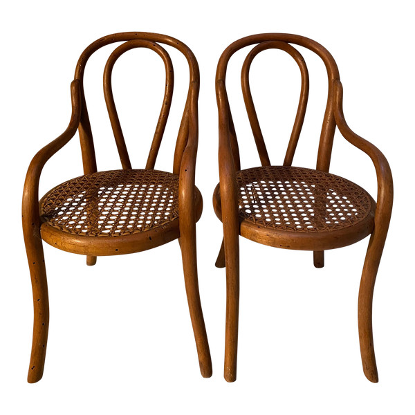 PAIRE DE CHAISES DE POUPÉE 