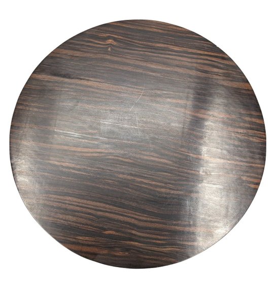 1930's Art Deco Pedestal Table In Macassar