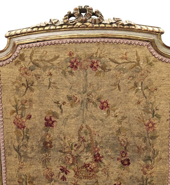 Louis XVI style mantel screen
