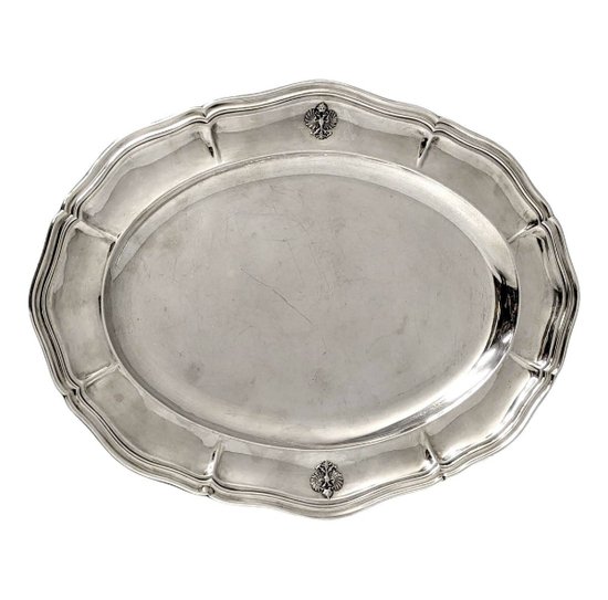 Dish In Sterling Silver Odiot In Paris Russian Double Headed Eagle