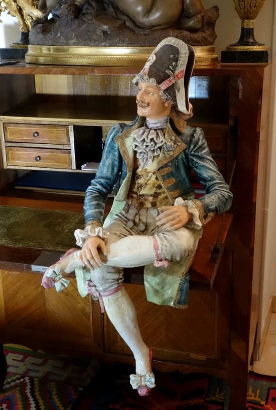 Large Statue In Simulated Situation XIXth