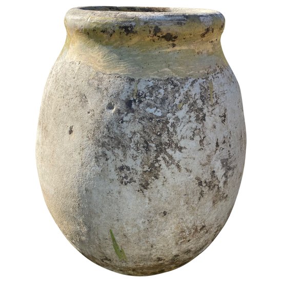 JAR XVIITH GLAZED EARTHENWARE