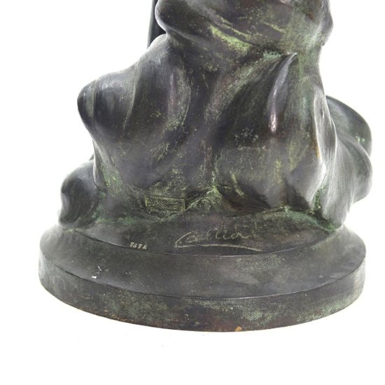 Amor, Bronze, grüne Patina, spätes neunzehntes Mal