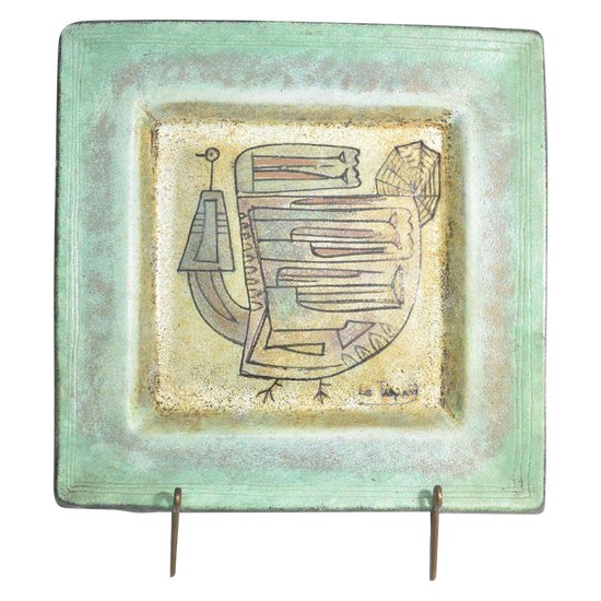 Surrealist Decorative Plate By Accolay