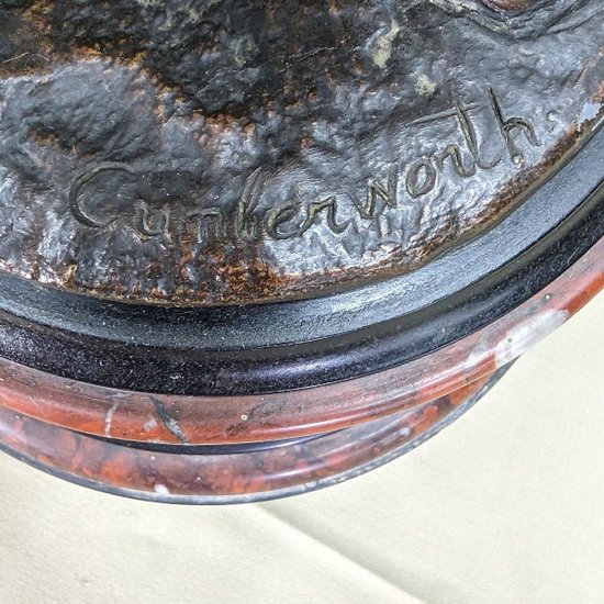 Nineteenth Bronze Trim Paul And Virginia By Charles Cumberworth