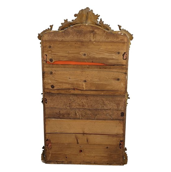 Miroir Bois Et Stuc Doré Napoléon III époque XIXème