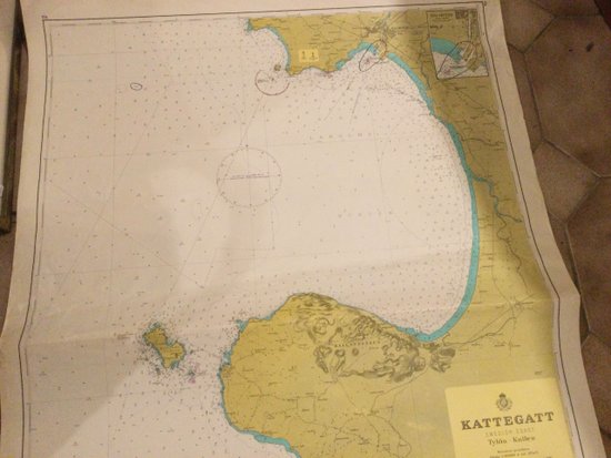 old maritime map "Swedish coasts"