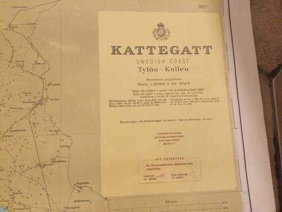old maritime map "Swedish coasts"