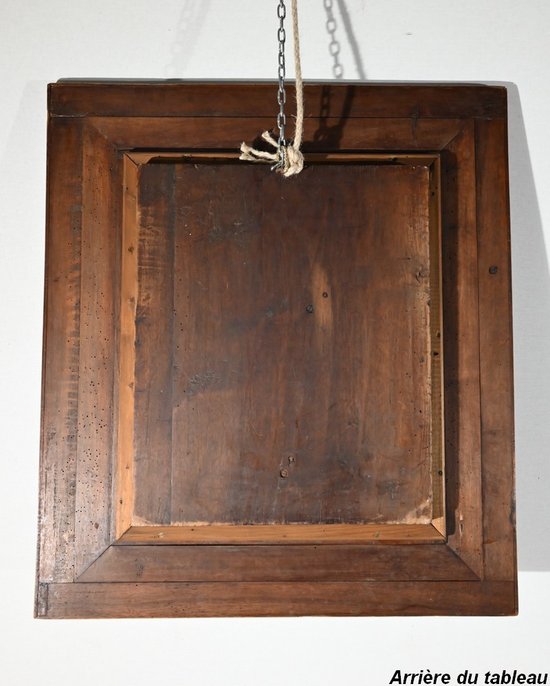 Tableau Sculpté en Noyer Massif – Fin XIXe