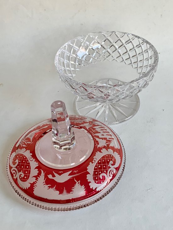  Bohemian crystal candy box
