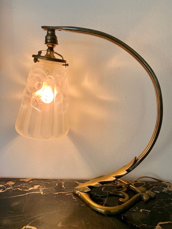 Art Nouveau "Heart" Desk Lamp
