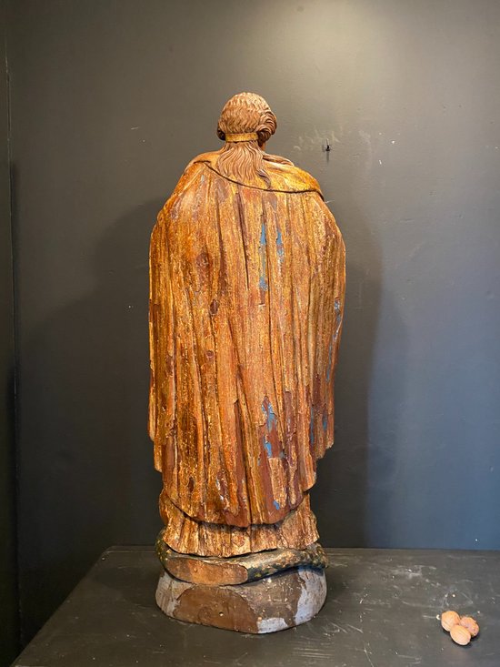 Virgin in wood from the 18th century, 99 cm high