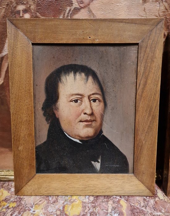 Pair Of Portrait Oil On Canvas