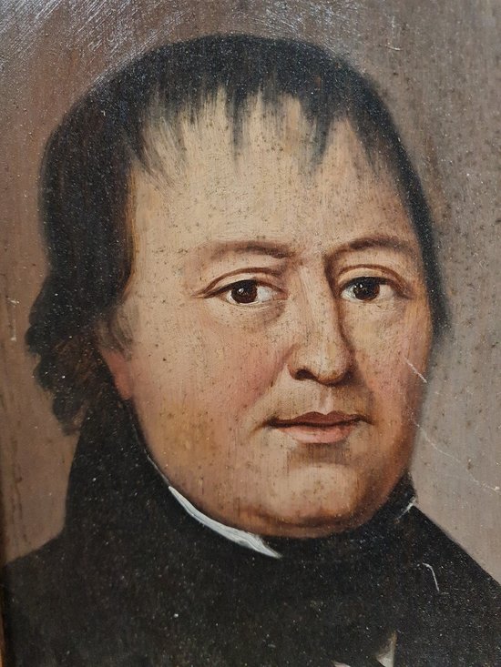 Pair Of Portrait Oil On Canvas