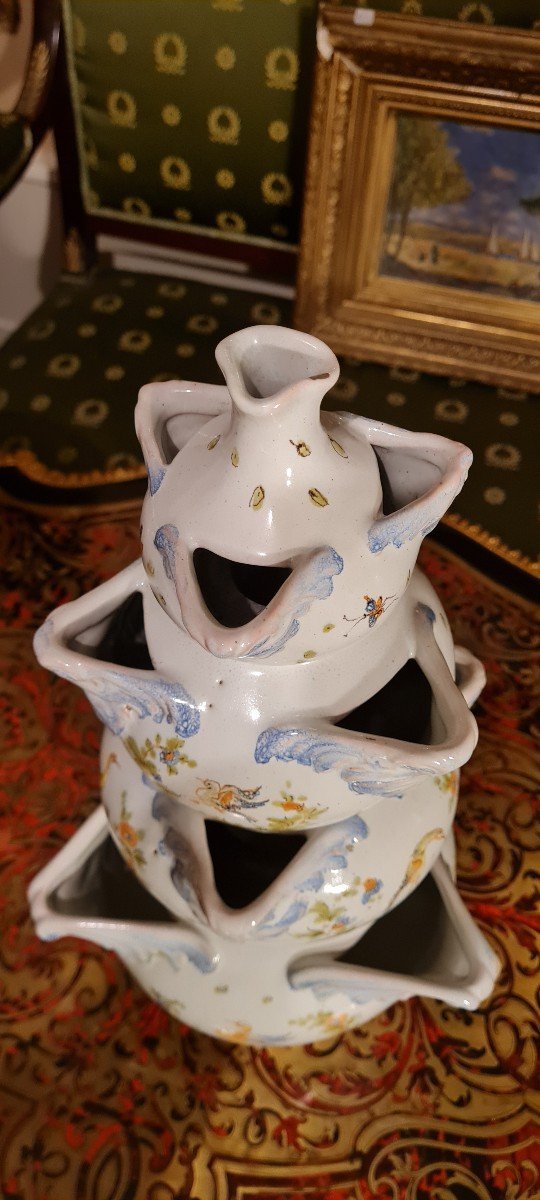 XIX Th S, Large Tulip Tree In Earthenware